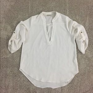 Off-white 3/4 Sleeve Tunic